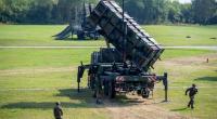 Soldaten der Flugabwehrraketengruppe 21 der Luftwaffe der Bundeswehr üben beim Manöver 
