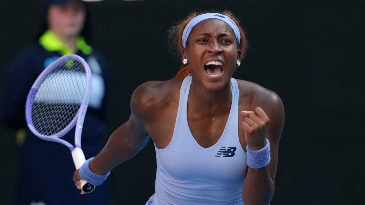 Coco Gauff jubelt, am 25.01.2026. (Symbolbild) (Foto)