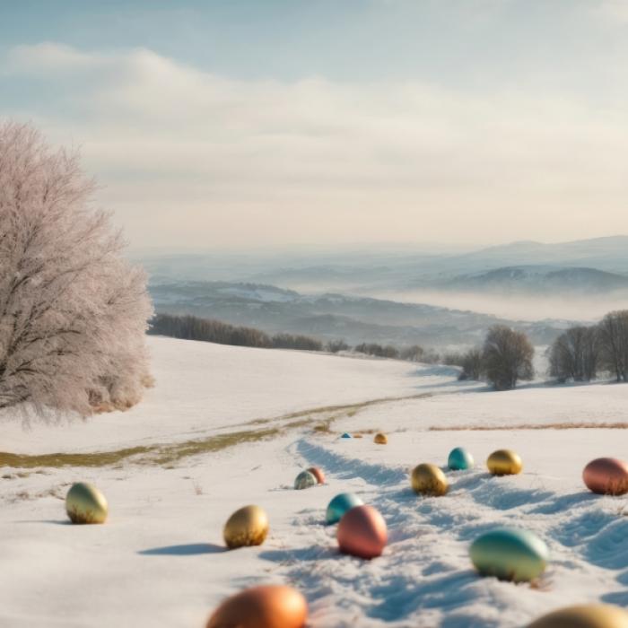 Eiersuche im Schnee? Das sagen Meteorologen