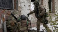 Ukrainische Soldaten trainieren auf einem Übungsplatz in Charkiw. Werden sie bald von Nato-Bodentruppen unterstützt?