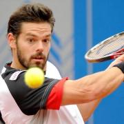 Daniel Köllerer bei einem ATP-Turnier 2010 in München.