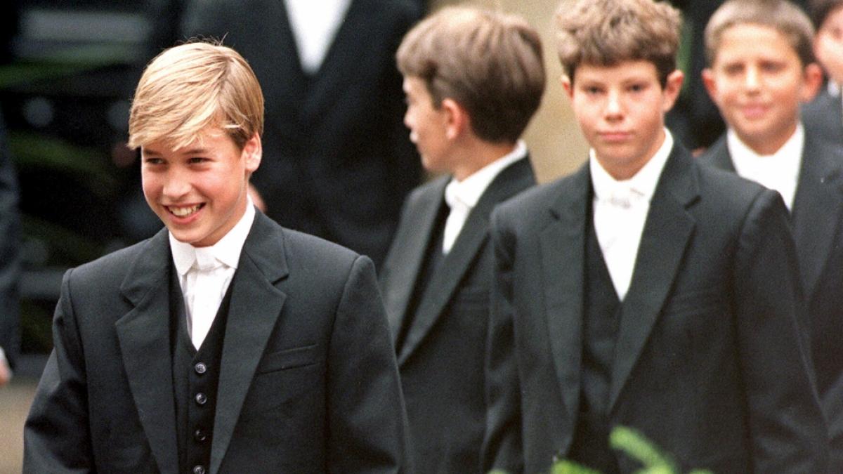 Wie die Zeit vergeht! Fast auf den Tag genau 31 Jahre vor seinem &auml;ltesten Sohn Prinz George erlebte Prinz William Anfang September 1995 seinen ersten Schultag in Eton. (Foto)