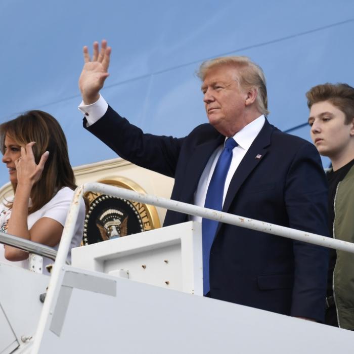 Massive Vorwürfe gegen Sohn Barron werden zum Problem für den US-Präsidenten