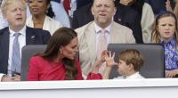 Herzogin Kate im Mama-Stress: Prinz Louis war beim Thronjubiläum von Queen Elizabeth II. kaum zu bändigen.