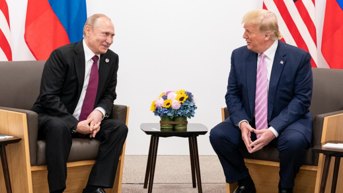 Trump und Putin wollen &uuml;ber den Frieden in der Ukraine verhandeln. (Foto)