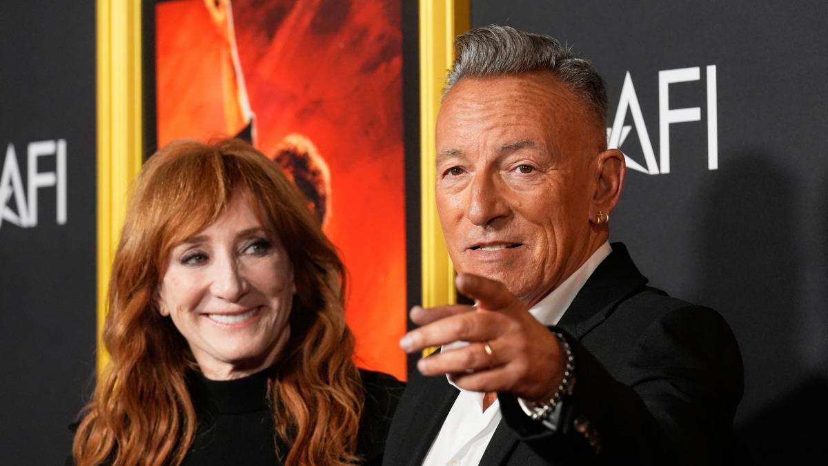 Bruce Springsteen mit seiner Frau&nbsp;Patti Scialfa. (Foto)