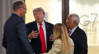 Donald Trump verliert sich beim G7-Gipfel in einem UFC-Monolog.