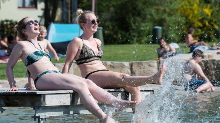 Lädt das Wetter im Mai ins Freibad?