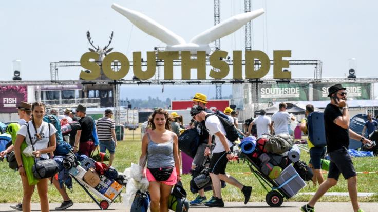 Das Southside-Festival im baden-württembergischen Neuhausen ob Eck zieht alljährlich unzählige Musikfans an.