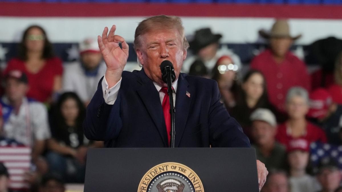 Donald Trump verlor bei einer Rede in Corpus Christi v&ouml;llig den Faden. (Foto)