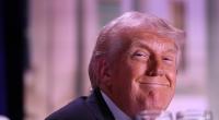 Donald Trump ist laut eigener Aussage nicht gestürzt.