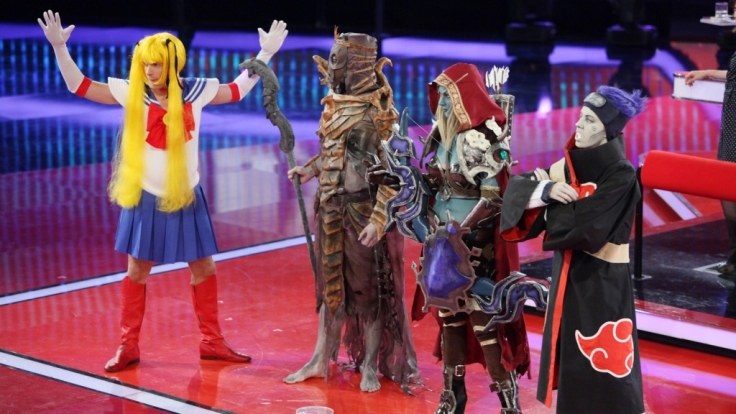 Oli Pocher als Sailor Moon - und zwischendurch gibt's auch noch ein paar Fragen bei «5 gegen Jauch».