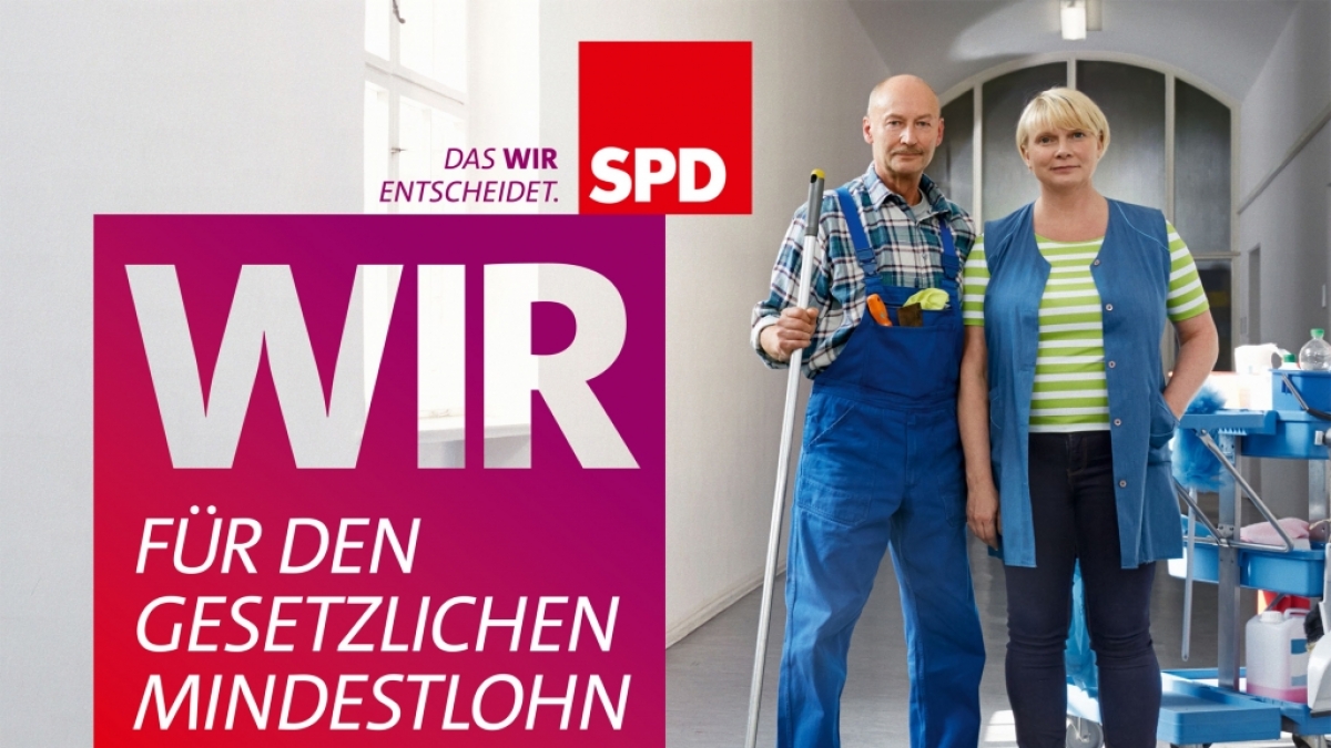 Die SPD wirbt für einen gesetzlichen Mindestlohn. (Foto)