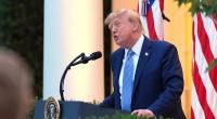 Donald Trump lieferte keine rhetorische Glanzleistung ab, als er am 17. September 2026 im Rosengarten des Weißen Hauses zu den Anwesenden sprach.