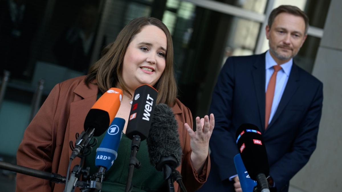 Ricarda Lang am&uuml;siert sich mit Meme &uuml;ber FDP-Chef Christian Lindner. (Foto)