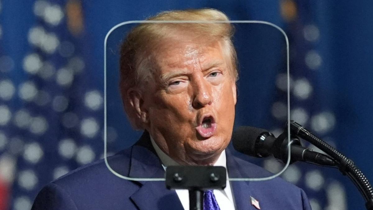 Donald Trump sagt nach anhaltenden St&ouml;rungen seine Teilnahme an Veranstaltungen ab. (Foto)
