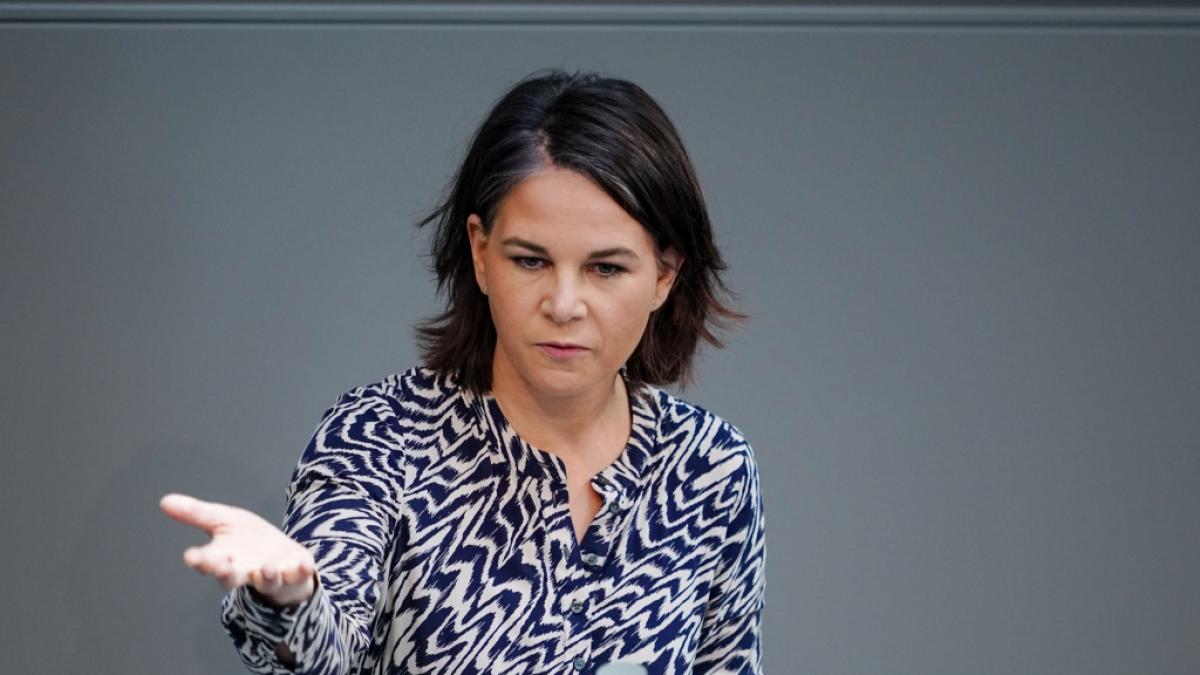 Annalena Baerbock watscht Friedrich Merz in einer Bundestagsrede gewaltig ab.&nbsp; (Foto)