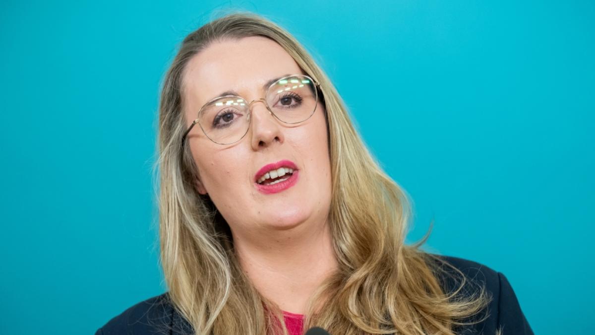 Seit 2013 sitzt Katharina Dr&ouml;ge f&uuml;r B&uuml;ndnis 90/Die Gr&uuml;nen im Bundestag und bekleidet seit Ende 2021 das Amt der Fraktionsvorsitzenden bei den Gr&uuml;nen. (Foto)