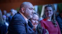 Bei ihrer Verabschiedung wurden Ricarda Lang und Omid Omid Nouripour plötzlich von ihren Emotionen eingeholt.