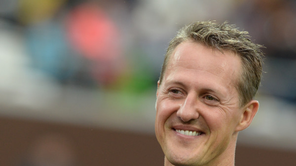 Ein Bild aus gl&uuml;cklichen Tagen: Michael Schumacher im Herbst 2013. (Foto)