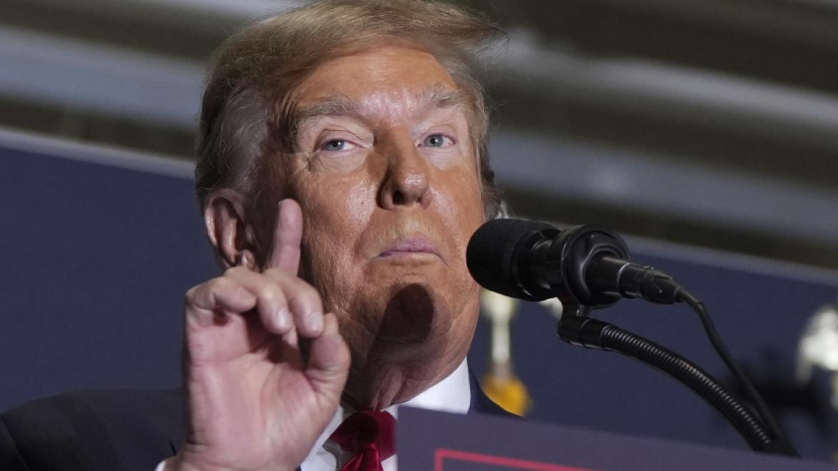 Donald Trump hat mit Spott auf die Worte von Wladimir Putin reagiert. (Foto)