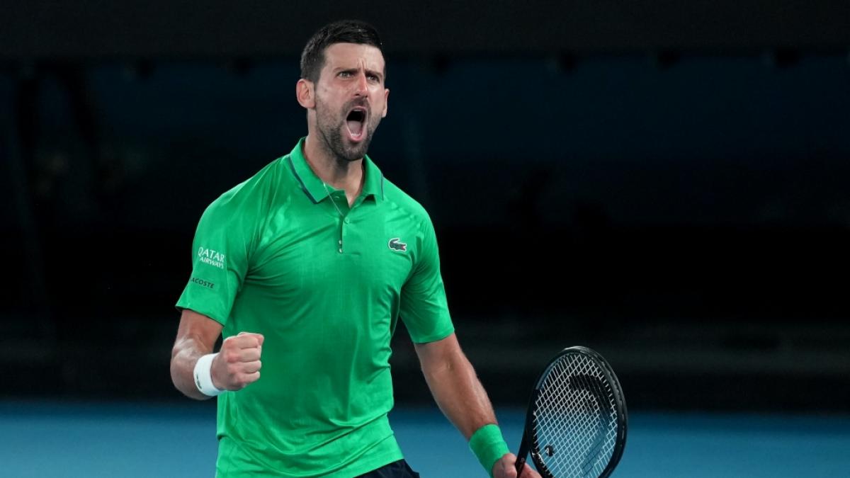 Novic Djokovic steht im Finale der Australian Open. (Foto)