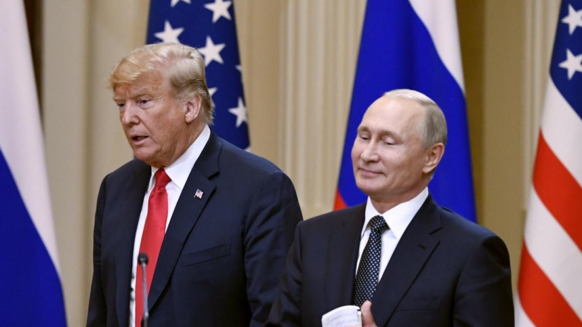Welche geheime Botschaft steckte in der Nachricht von Donald Trump (links) an Wladimir Putin? (Foto)