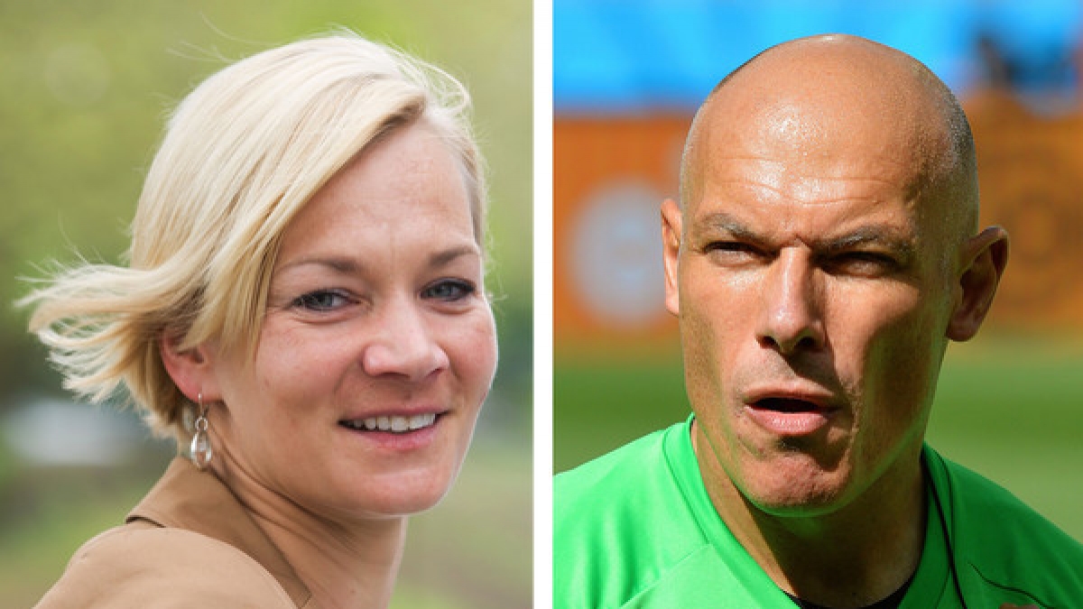 Schiedsrichter-Traumpaar: Bibiana Steinhaus und Howard Webb (Foto)