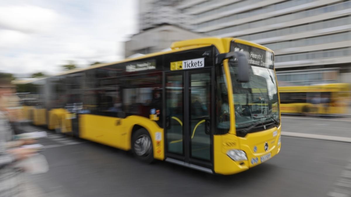 In einem Berliner Linienbus ist eine 33-j&auml;hrige Mutter vor den Augen ihrer Kinder mit einem Messer angegriffen und lebensbedrohlich verletzt worden. (Foto)