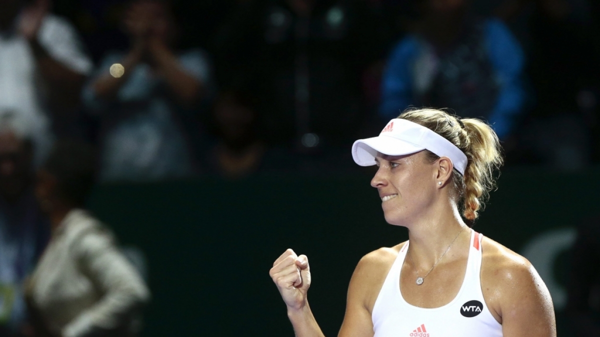 Kerber steht bei der Tennis-WM 2016 im Halbfinale. (Foto)