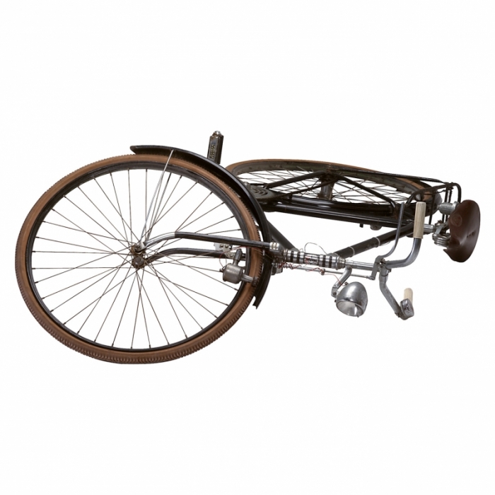 Eilmeldung: Fahrrad in Berlin umgefallen