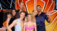 Diese drei Paare stehen im Finale. V.l.: Ekaterina Leonova und Pascal 
