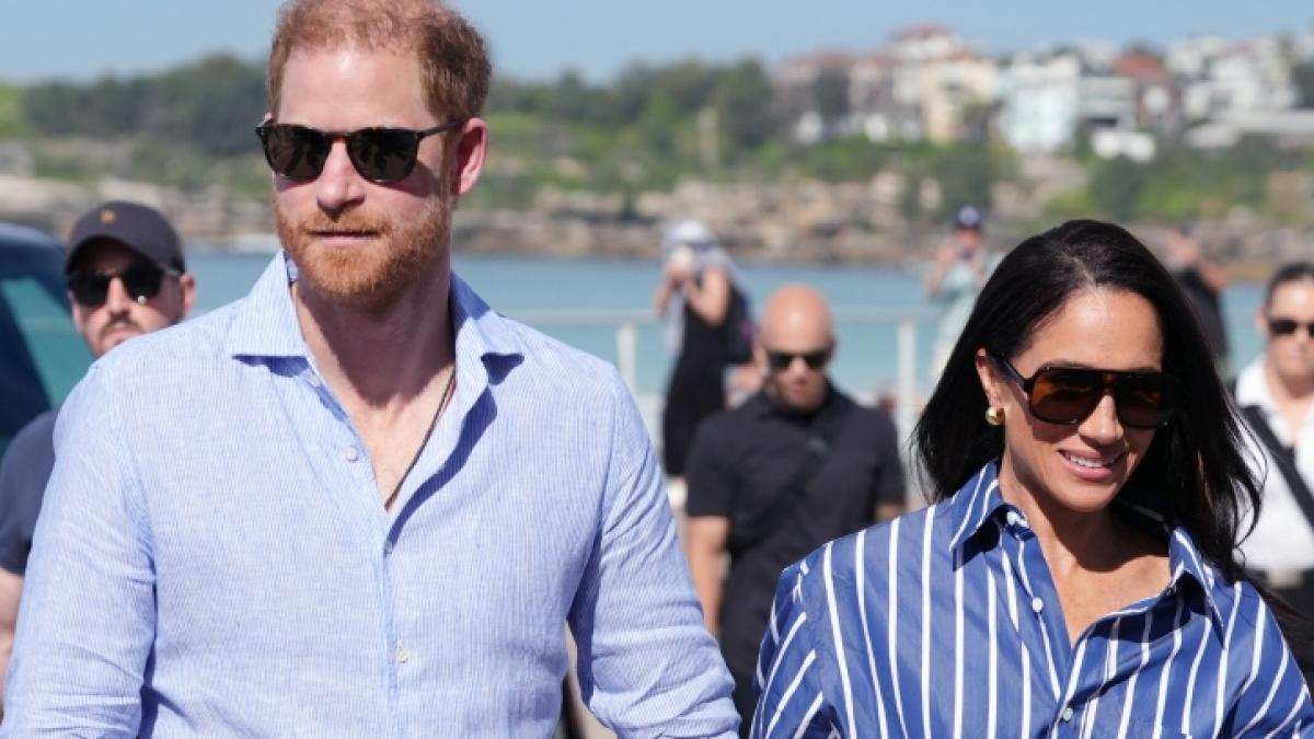 Prinz Harry und seine Frau Meghan sorgen mit einem "Geheimtreffen" f&uuml;r Wirbel. (Foto)