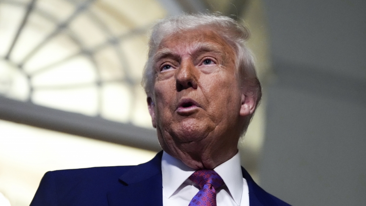 Donald Trump sorgte nach seiner Zoll-Drohung f&uuml;r fallende Aktienkurse. (Foto)