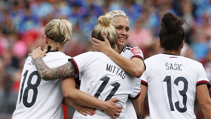 Die deutsche Nationalmannschaft.