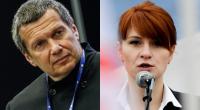 Wladimir Solowjow und Marija Butina gehören zu den fanatischsten Hetzern, die Kreml-Chef Wladimir Putin den Rücken stärken.