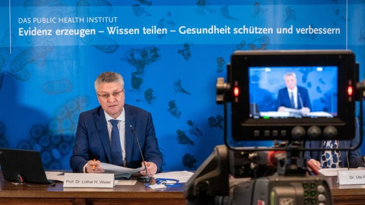 Die aktuellen Coronavirus-News von Deutschland erfahren Sie hier. (Im Bild: RKI-Chef Lothar Wieler bei einer Pressekonferenz des Robert Koch-Instituts) (Foto)