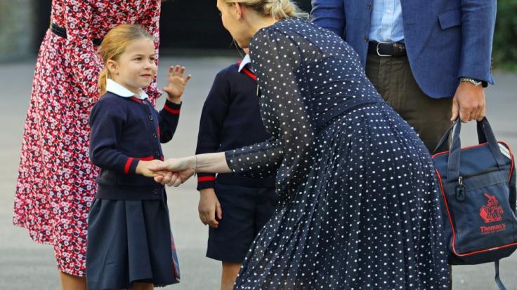 Prinzessin Charlotte ist jetzt ein Schulkind.