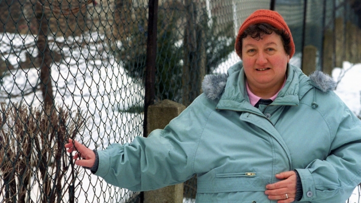 Regina Zindler erlangte mit ihrem Maschendrahtzaun zweifelhafte Berühmtheit.