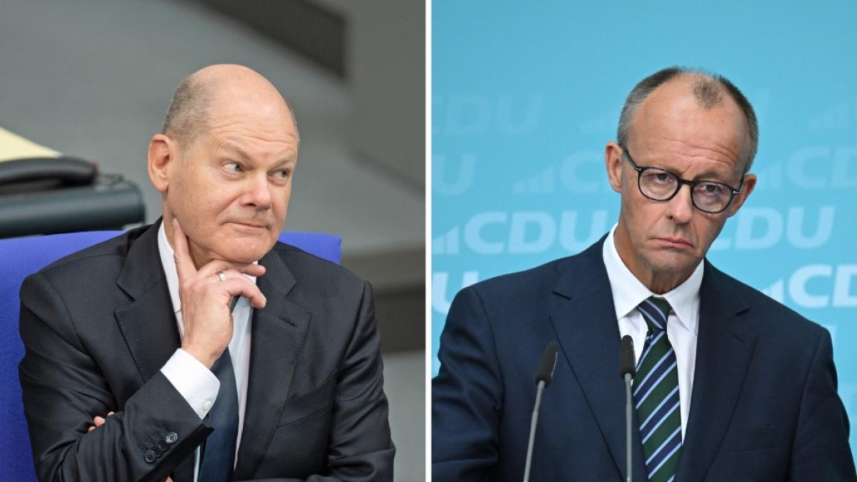 Die Mehrheit der Deutschen wollen weder Olaf Scholz noch Friedrich Merz als Bundeskanzler. (Foto)