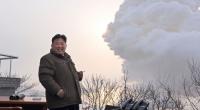 Die von der staatliche Nachrichtenagentur von Nordkorea KCNA (Korean Central News Agency) zur Verfügung gestellte Aufnahme zeigt Kim Jong-un.