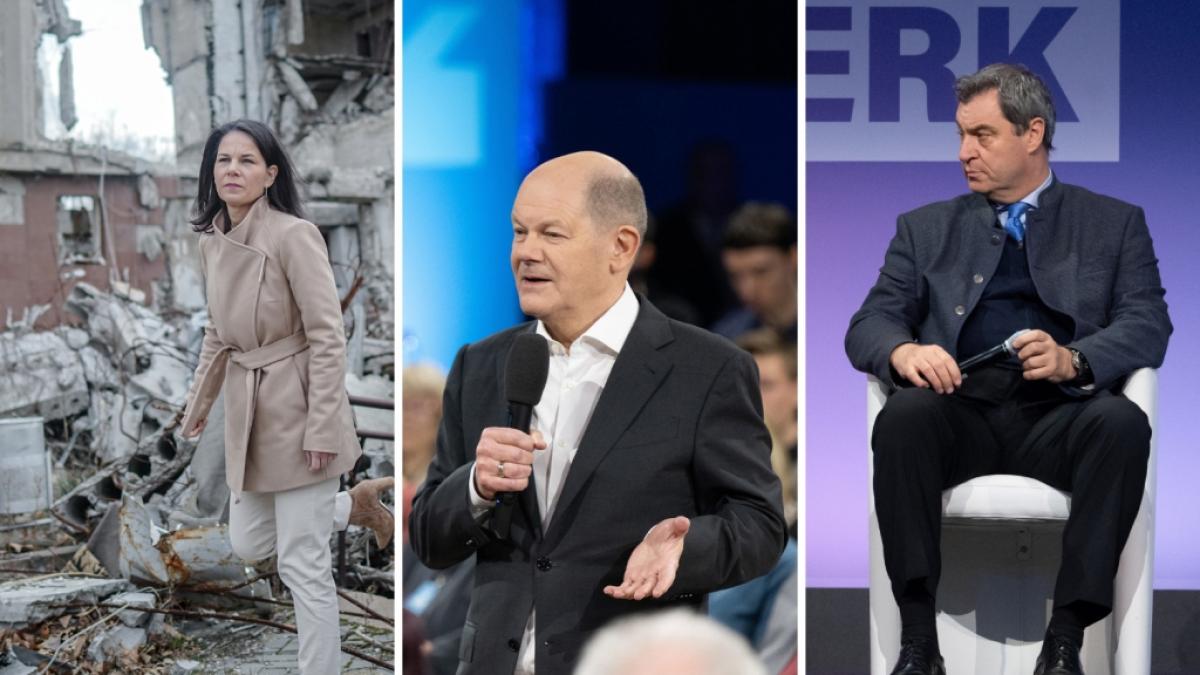 Annalena Baerbock, Olaf Scholz und Markus S&ouml;der. (Foto)