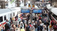 Chaos am Hauptbahnhof in Hamburg.