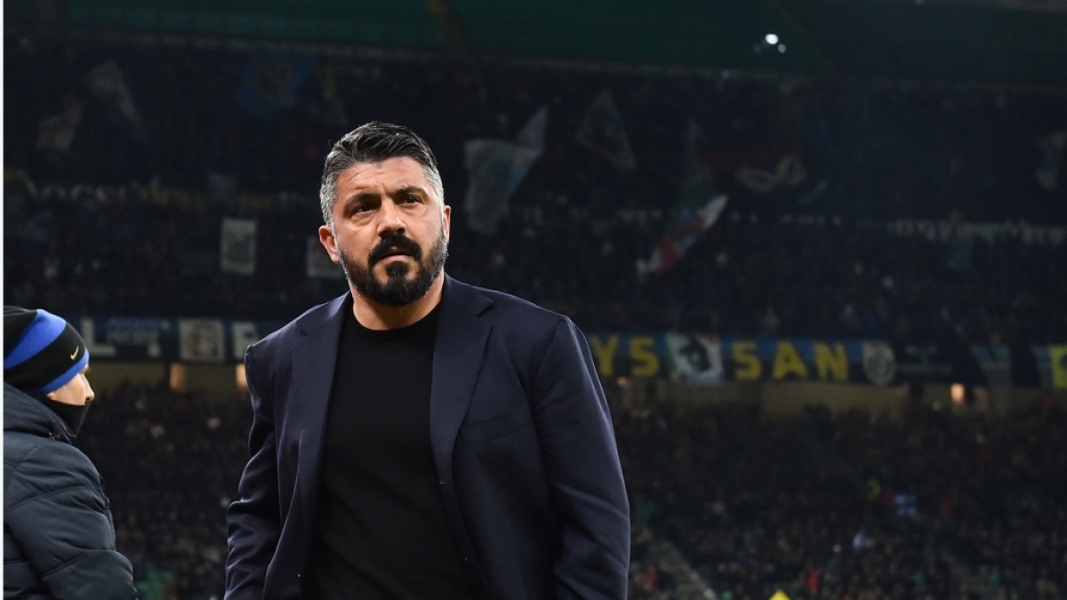SSC Neapel-Trainer und Ex-Italien-Nationalspieler Gennaro Gattuso trauert um seine Schwester. (Foto)