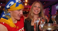 Bastian Schweinsteiger und Sarah Brandner
