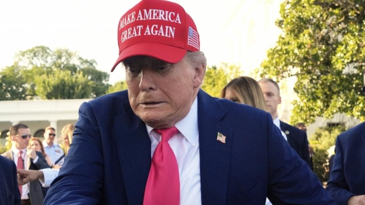 Donald Trump hat sich beim Afrika-Gipfel massiv blamiert. (Foto)