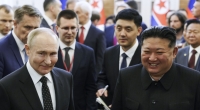 Wladimir Putin und Kim Jong Un während ihres Treffens in Pjöngjang.