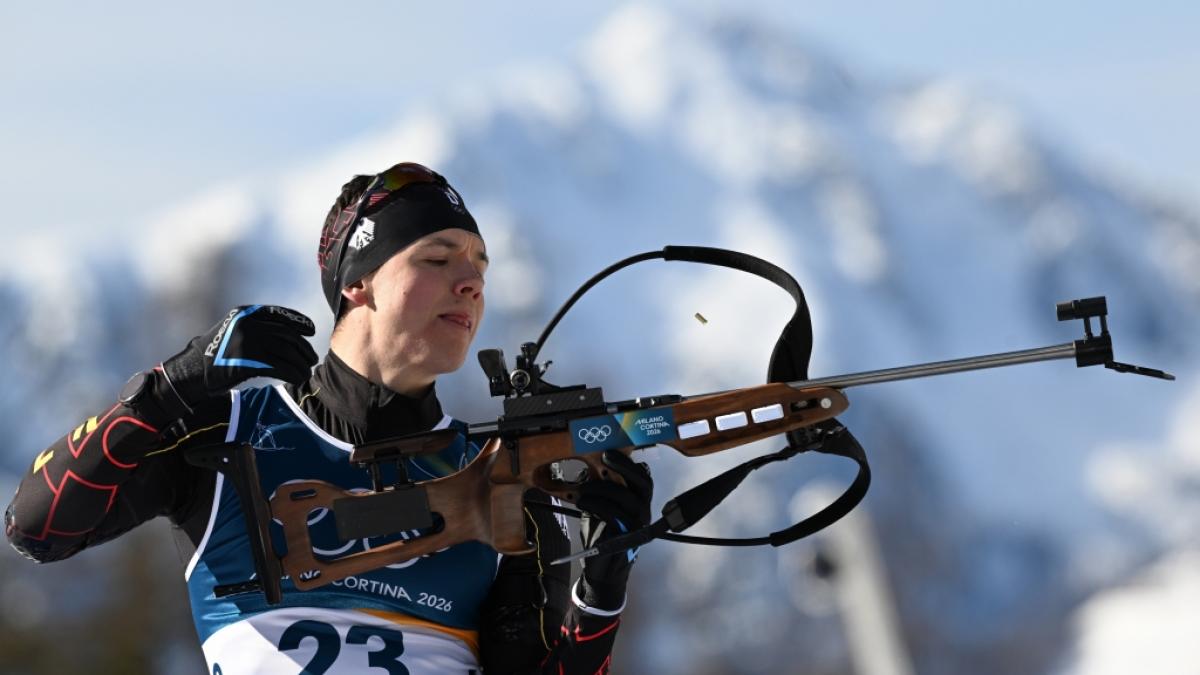Biathlet Justus Strelow hat privat das Gl&uuml;ck mit seiner kleinen Familie gefunden. (Foto)