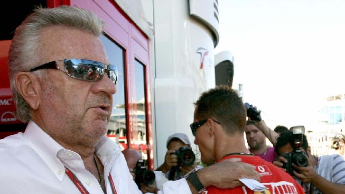Fr&uuml;her ein unschlagbares Team: Formel-1-Manager Willi Weber und Michael Schumacher. (Foto)