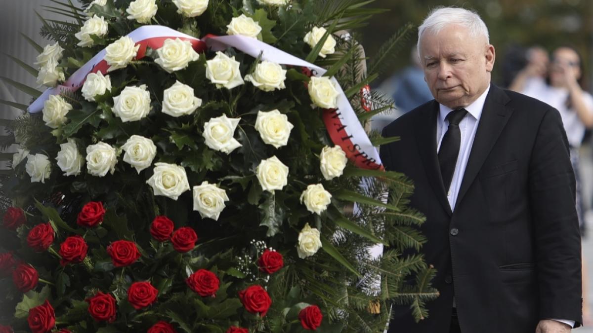 Jaroslaw Kaczynski, der Vorsitzende der polnischen Regierungspartei PiS, fordert von Deutschland zum 83. Jahrestag des Beginns des Zweiten Weltkriegs Reparationszahlungen in Billionenh&ouml;he. (Foto)
